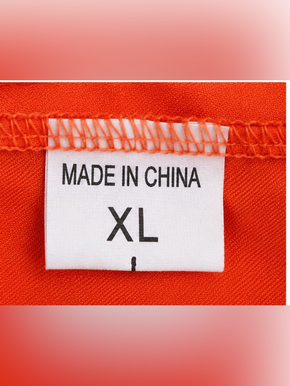 Orange Prisoner Costume Top Halloween Convict Shirt Cosplay Unisex Women Men XL - Picture 9 of 12